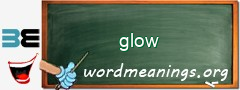 WordMeaning blackboard for glow